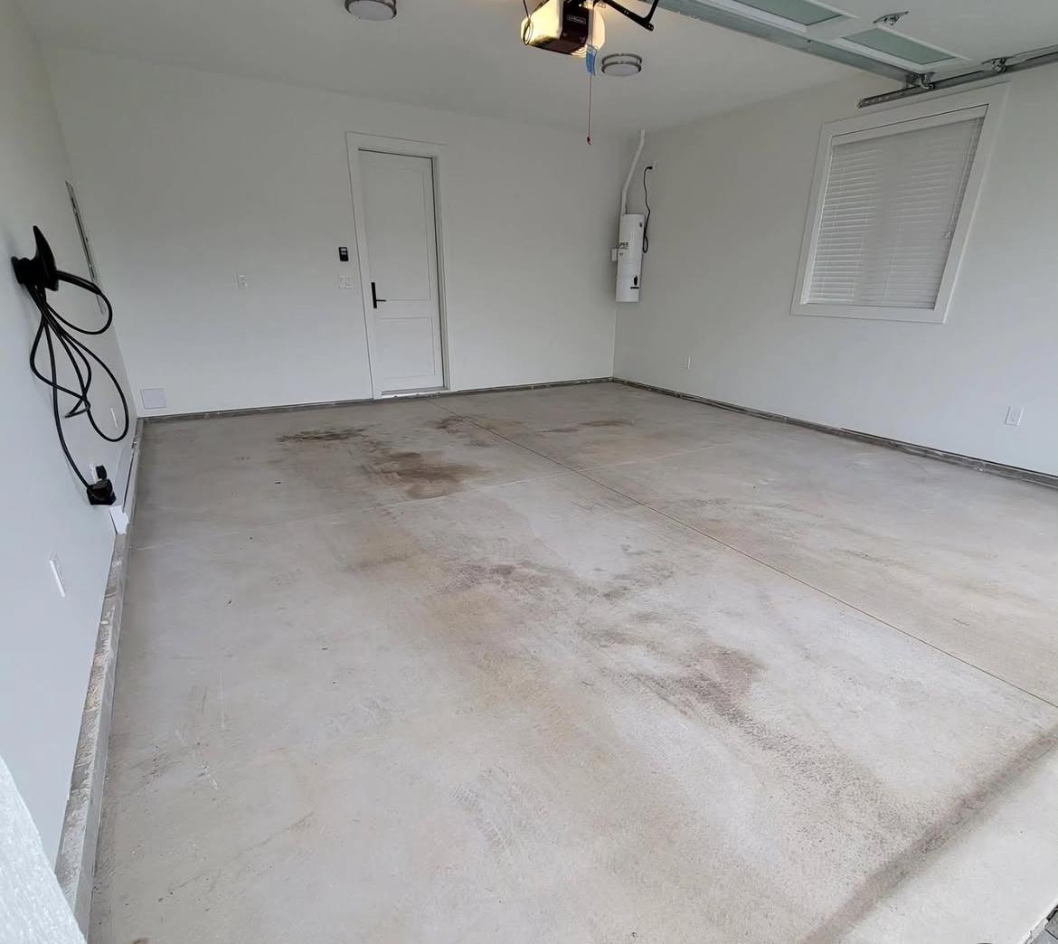DOUBLE GARAGE · MERMAID WATERS before epoxy coating